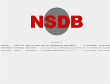 Tablet Screenshot of nsdb.com